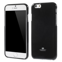 Силиконов гръб ТПУ MERCURY Jelly case за Apple iPhone 6 4.7 / Apple iPhone 6s 4.7 черен